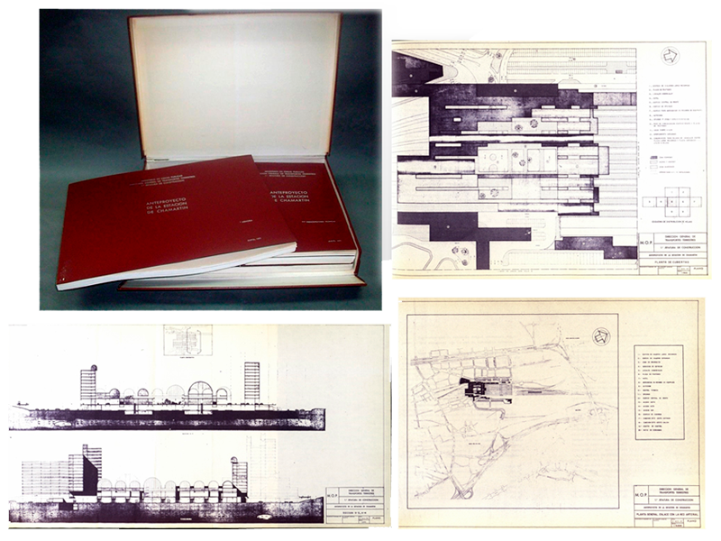 Anteproyecto de la estacin de Madrid- Chamartn, realizado por la Direccin General de Transportes Terrestres del Ministerio de Obras Pblicas. Ao 1971. Sign. Ua-0018-001