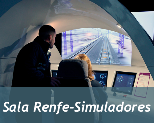 Exposiciones: Sala Renfe-Simuladores