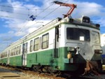 Automotor elctrico 435-005 (Maquinista, Terrestre y Martima, Macosa y otros, Espaa, 1958) Cesin: Asociacin de Amigos del Ferrocarril de Madrid, AAFM - Pieza IG: 01454