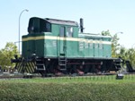 Locomotora de maniobras 12301 (303-201-8) (Maquinista Terrestre y Martima, Babcock & Wilcox, Espaa, 1965) Cesin: Ayuntamiento de Alcobendas, Madrid - Pieza IG: 02821