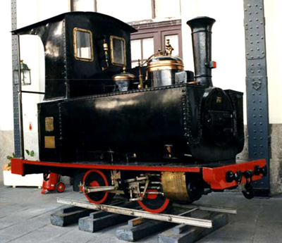 Locomotora de vapor de las minas de Barruelo